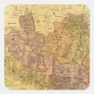 Pegatina Cuadrada Guerrero