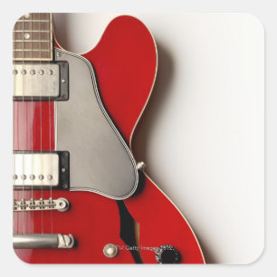 Pegatina Cuadrada Guitarra eléctrica 12