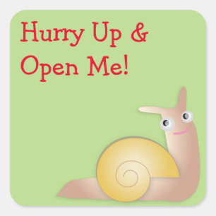 Pegatina Cuadrada Guy Snailey