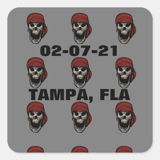 PEGATINA CUADRADA HABILIDADES DE TAMPA (Anverso)