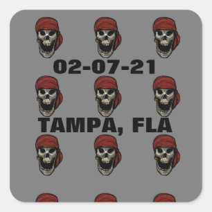 PEGATINA CUADRADA HABILIDADES DE TAMPA