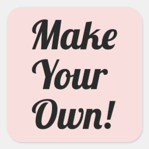 Pegatina Cuadrada Hacer su propia impresión Personalizado