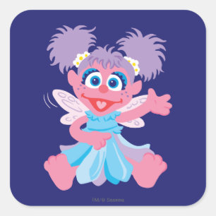 Pegatina Cuadrada Hada Abby Cadabby