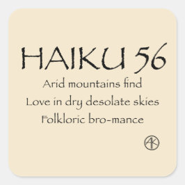 PEGATINA CUADRADA HAIKU 56