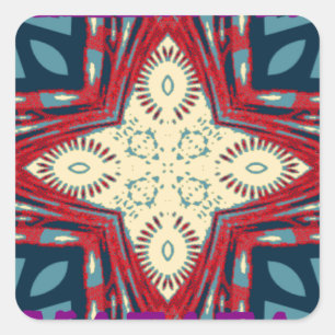 Pegatina Cuadrada Hakuna Matata Mensajes de texto Esperanza Resumen 