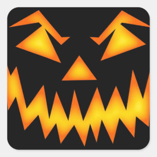 Pegatina Cuadrada Halloween