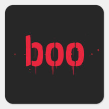 Halloween boo rojo sangriento miedo negro