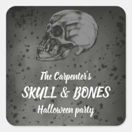 Pegatina Cuadrada Halloween de Skull & Bones