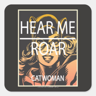 Pegatina Cuadrada Hame Roar