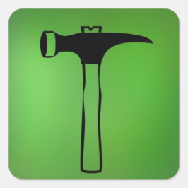 Pegatina Cuadrada Hammer AH2010