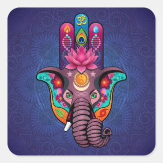 Pegatina Cuadrada Hamsanesh