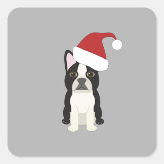 Pegatina Cuadrada Happy Howlidays