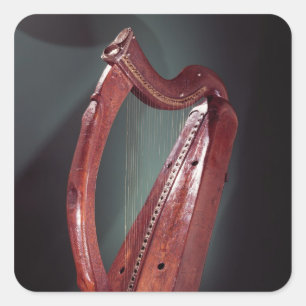 Pegatina Cuadrada Harp