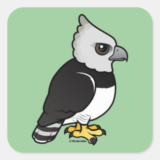 Pegatina Cuadrada Harpy Eagle