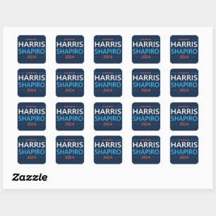 Pegatina Cuadrada Harris Shapiro 2024
