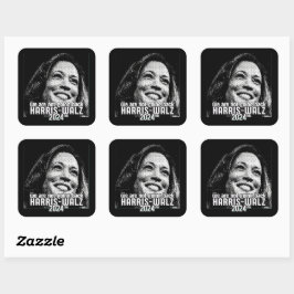 PEGATINA CUADRADA HARRIS-WALZ 2024 NO VAMOS A VOLVER