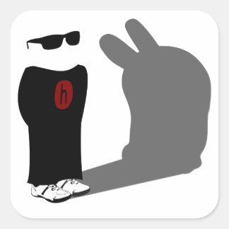 Pegatina Cuadrada Harvey OS original