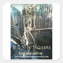 Pegatina Cuadrada HAS por los Pegatinas de Shannon Promo