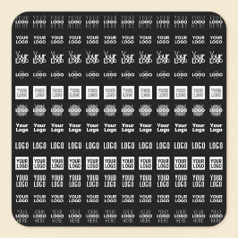 Pegatina Cuadrada Hasta 12 logotipos diferentes o imágenes subidas