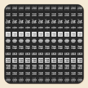 Pegatina Cuadrada Hasta 12 logotipos diferentes o imágenes subidas