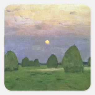 Pegatina Cuadrada Hayricks en Dusk, 1899