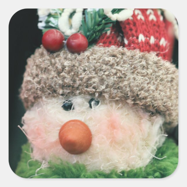 Pegatina Cuadrada He seems overdressed somehow (Anverso)