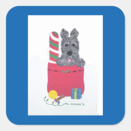 PEGATINA CUADRADA ¡HE SIDO BUENO!