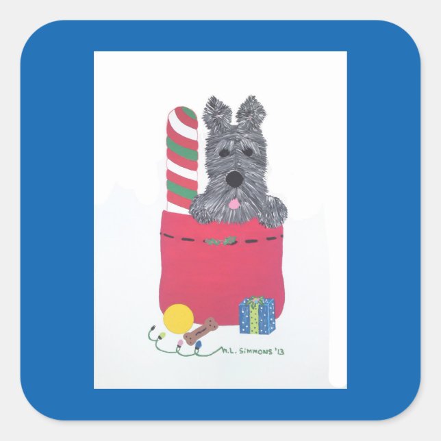 PEGATINA CUADRADA ¡HE SIDO BUENO! (Anverso)