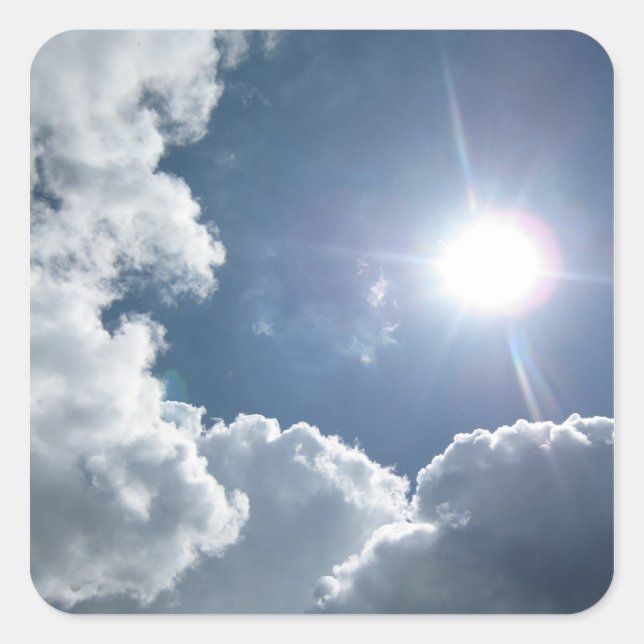 Pegatina Cuadrada Heaven Awaits (2) Pegatinas (Anverso)