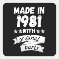 hecho en 1981 con partes originales,