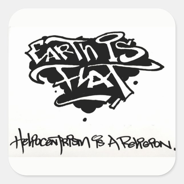 Pegatina Cuadrada Heliocultivo FE (Anverso)