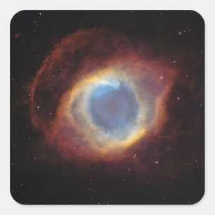 Pegatina Cuadrada Helix Nebulosa