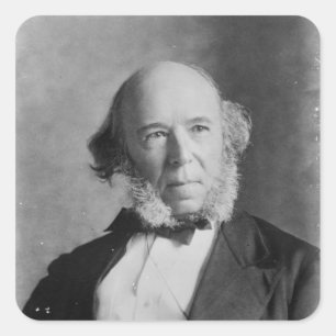 Pegatina Cuadrada Herbert Spencer