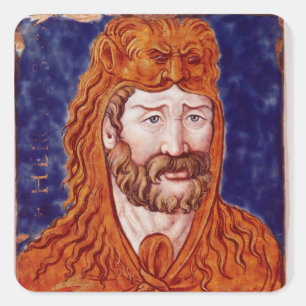 Pegatina Cuadrada Hércules