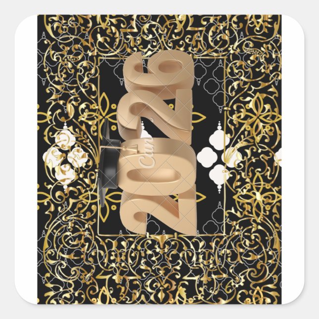 Pegatina Cuadrada Here’s a polished envelope designfor sticker (Anverso)