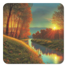 Hermosa escena del río