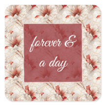 Hermosa Floral Blanca Roja