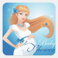 Hermosa mujer embarazada linda Baby Shower
