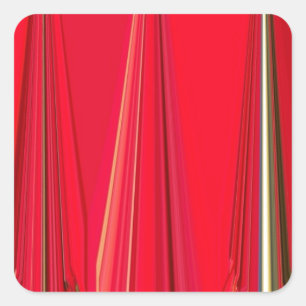 Pegatina Cuadrada Hermoso diseño de arte abstracto de textura de col