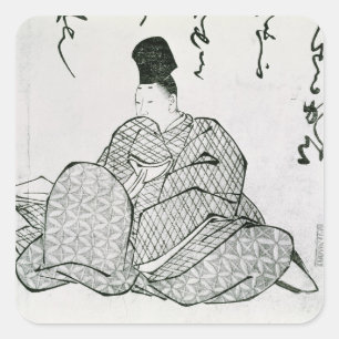 Pegatina Cuadrada Héroe de un Monogatari