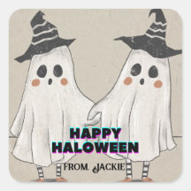 Hey Boo Halloween linda invitación para los niños