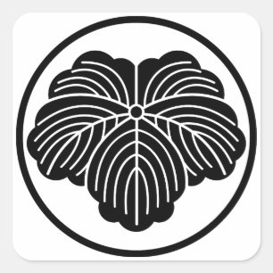 Pegatina Cuadrada Hiedra en anillo filamentoso