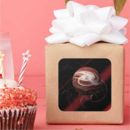 Pegatina Cuadrada Hilos del Cosmos