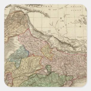 Pegatina Cuadrada Hindostan 2