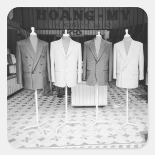 Pegatina Cuadrada Hoi An Vietnam, Personalizado se sale para ir