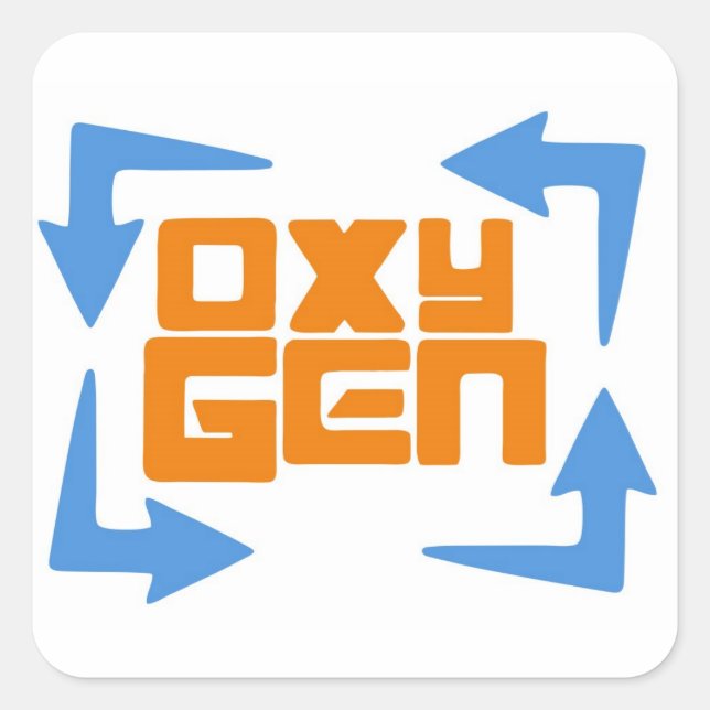 Pegatina Cuadrada Hoja de 20 Pegatinas (Anverso)