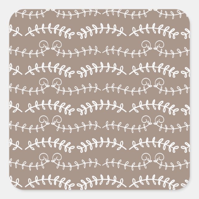 Pegatina Cuadrada hojas giratorias (Anverso)