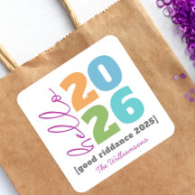 Hola Año Nuevo audaz Personalizado moderno Añadir