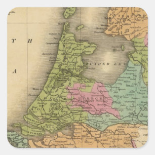 Pegatina Cuadrada Holanda 3