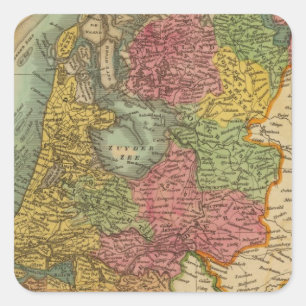 Pegatina Cuadrada Holanda 3